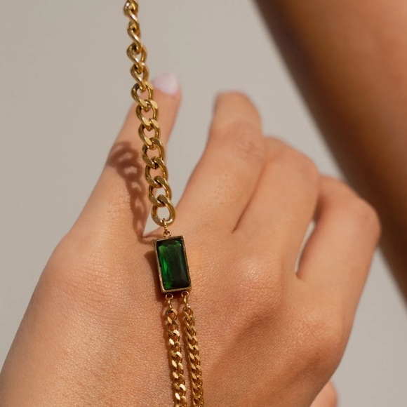 Waterproof double chain necklace - Picture 2 of 5